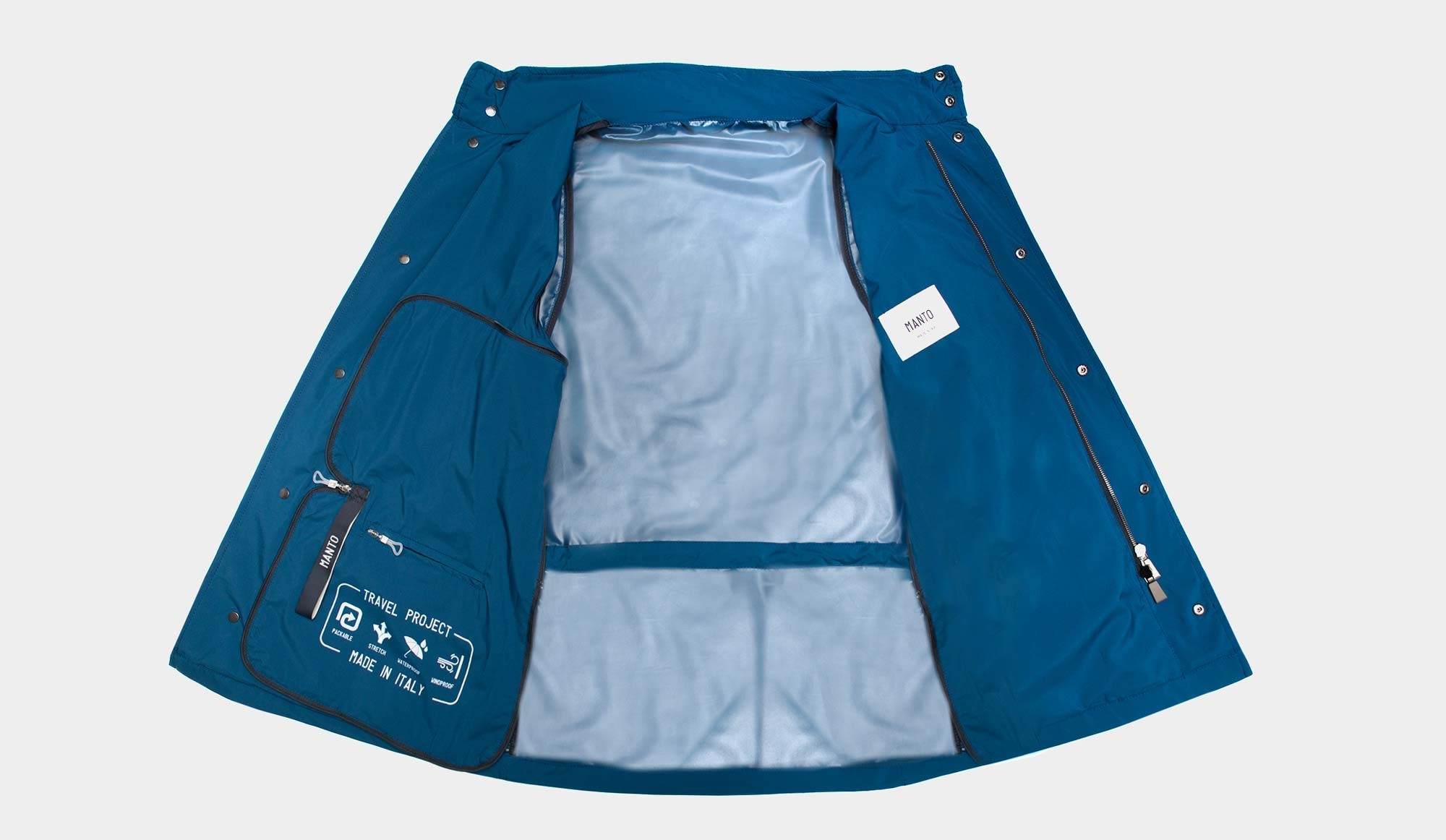 Manto Coat Freccia Petrol