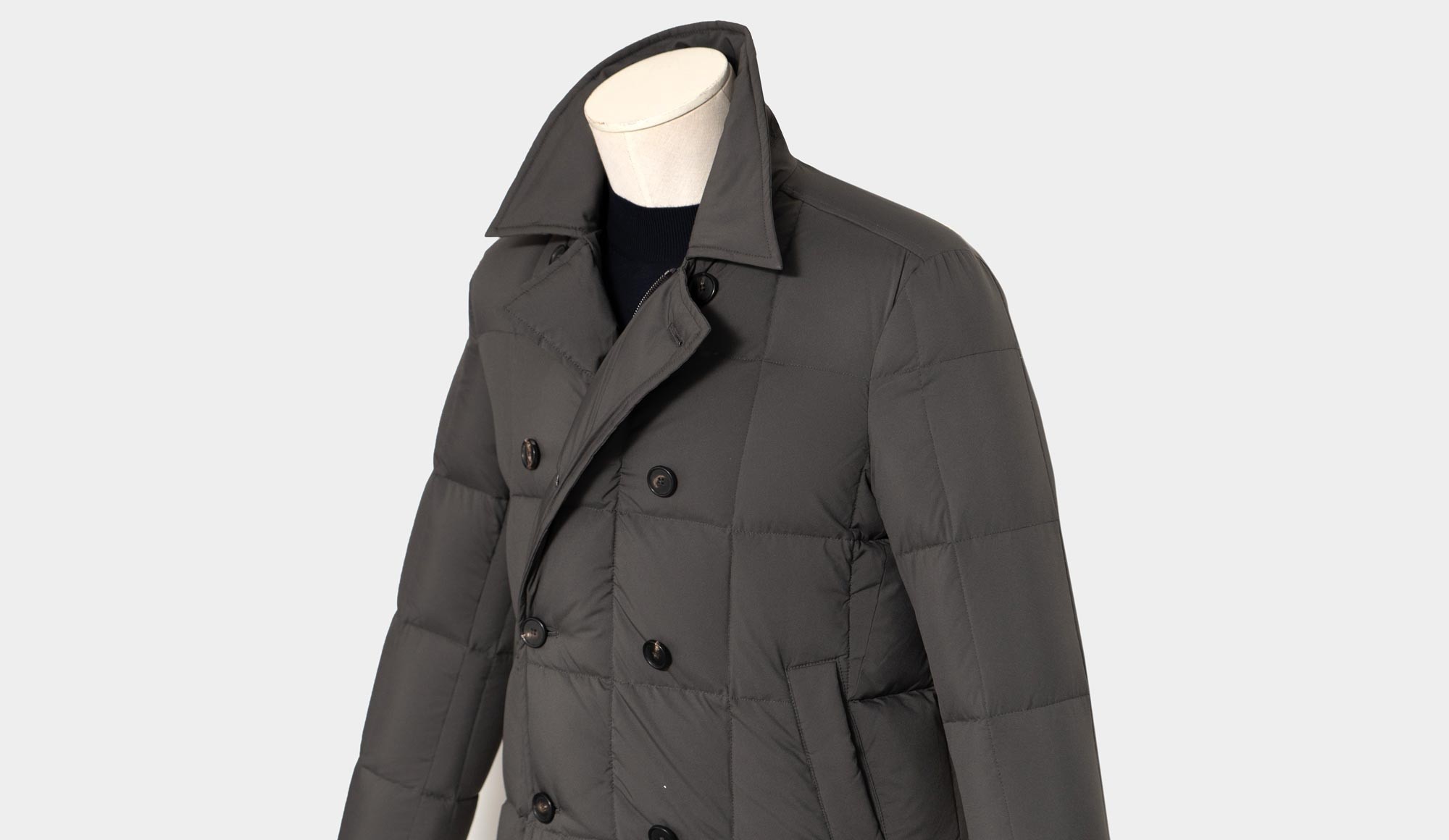 Manto Downjacket Peacoat Grey