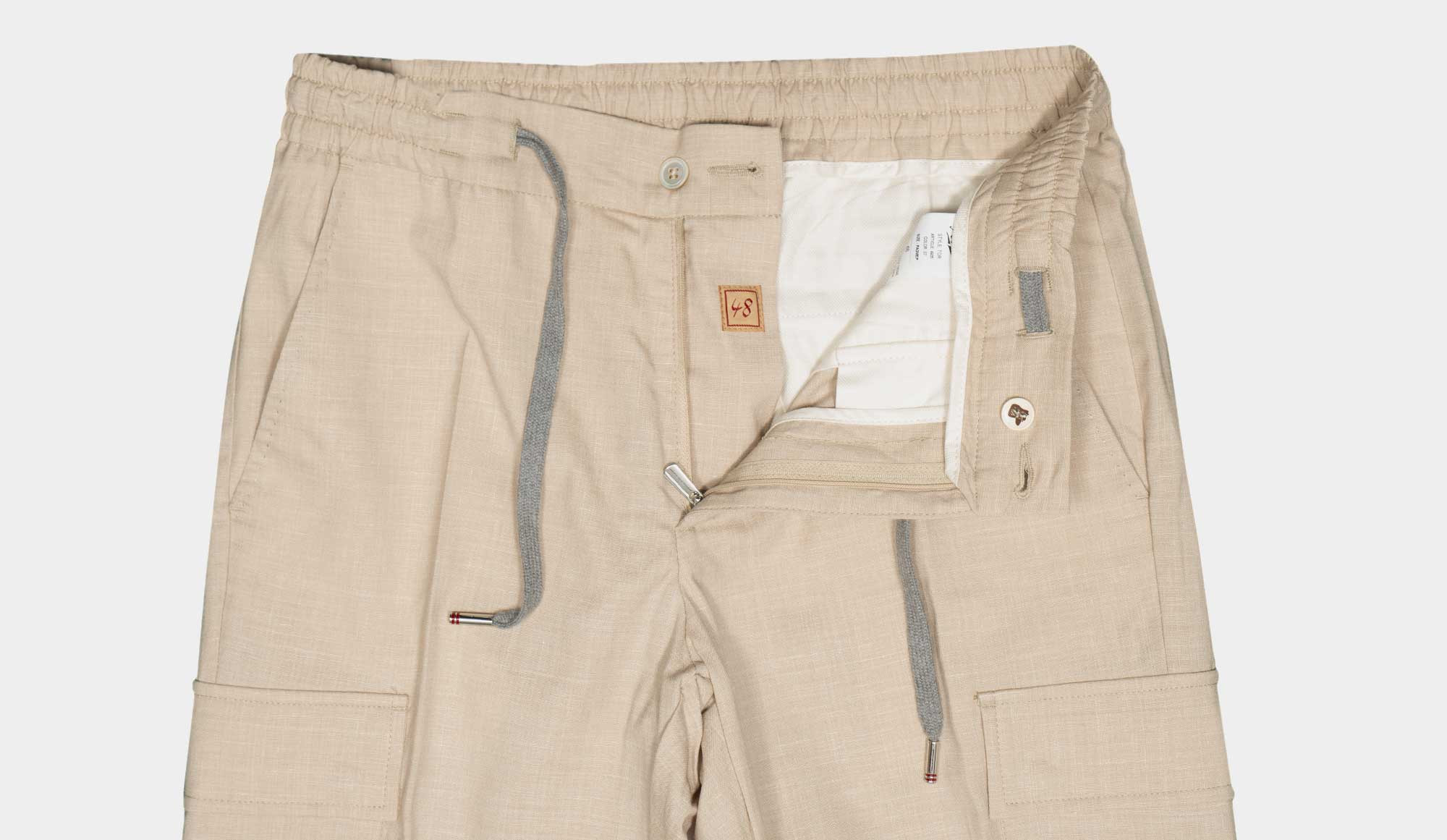 Marco Pescarolo Cargo Trousers Wool Beige