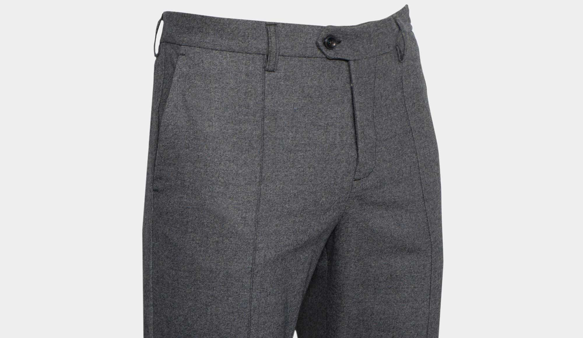 Marco Pescarolo Trousers Wool-Cashmere Grey-Blue