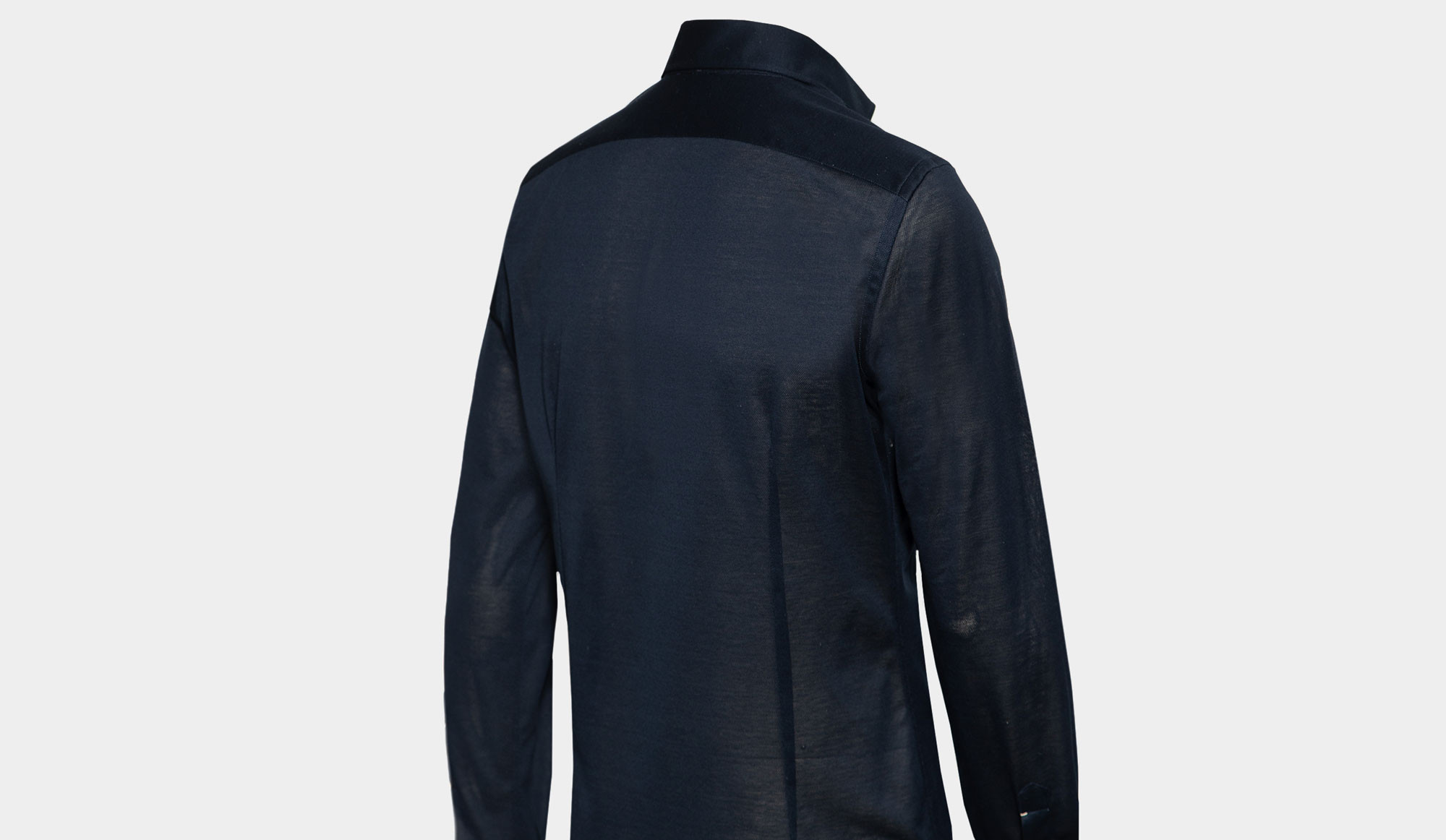 Mazzarelli Polo Camicia Pique Navy