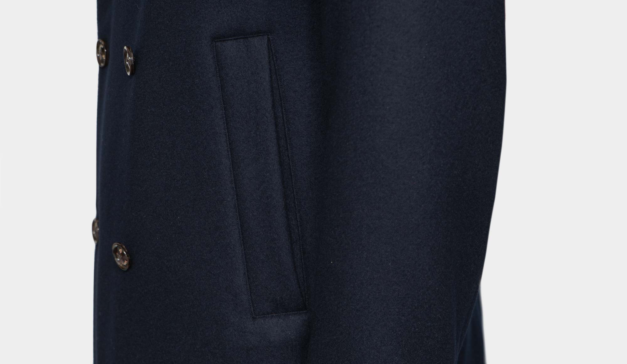 Montecore Pea-Coat Flannel Navy