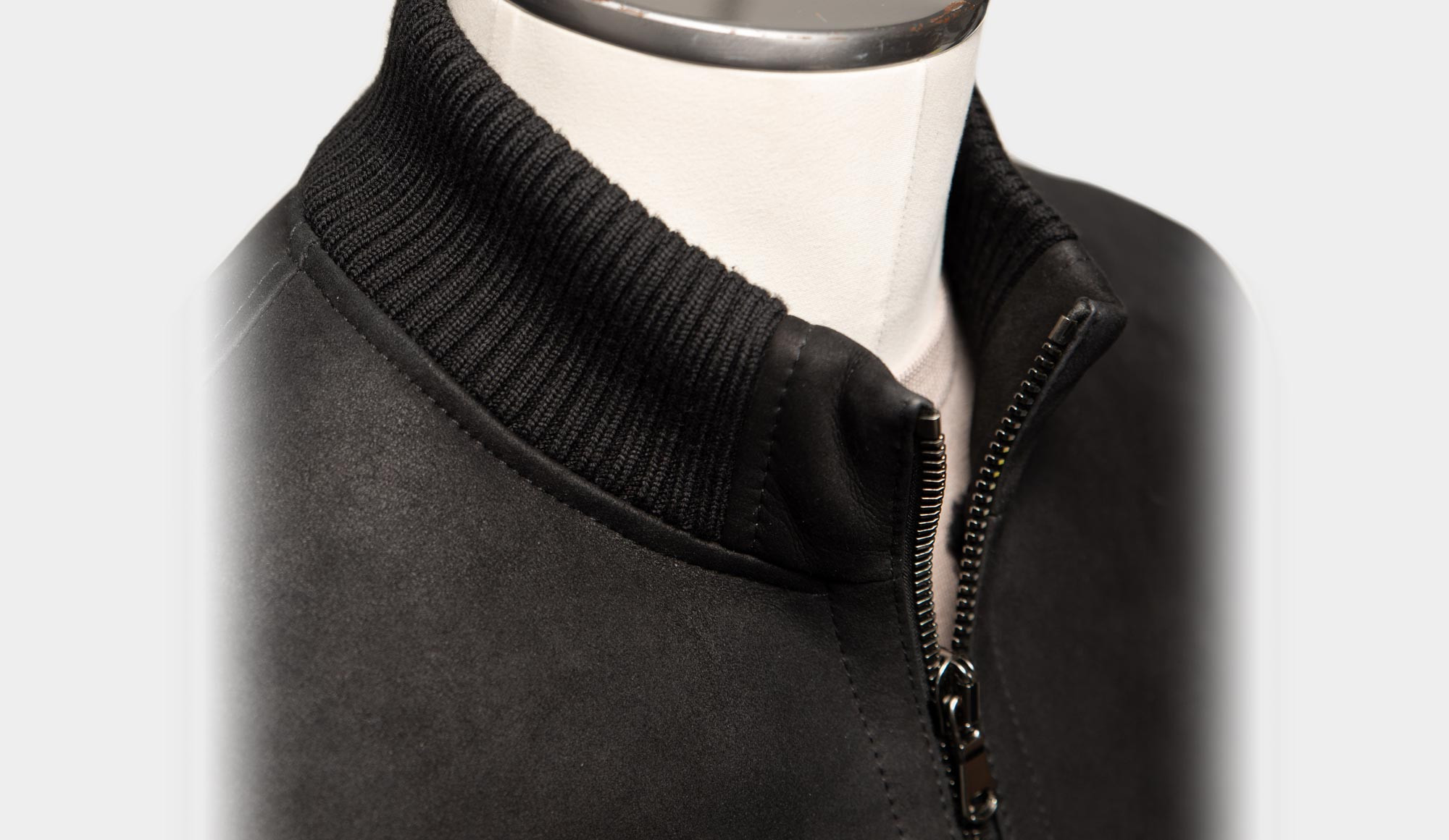 Montedoro Shearling Bomber Black
