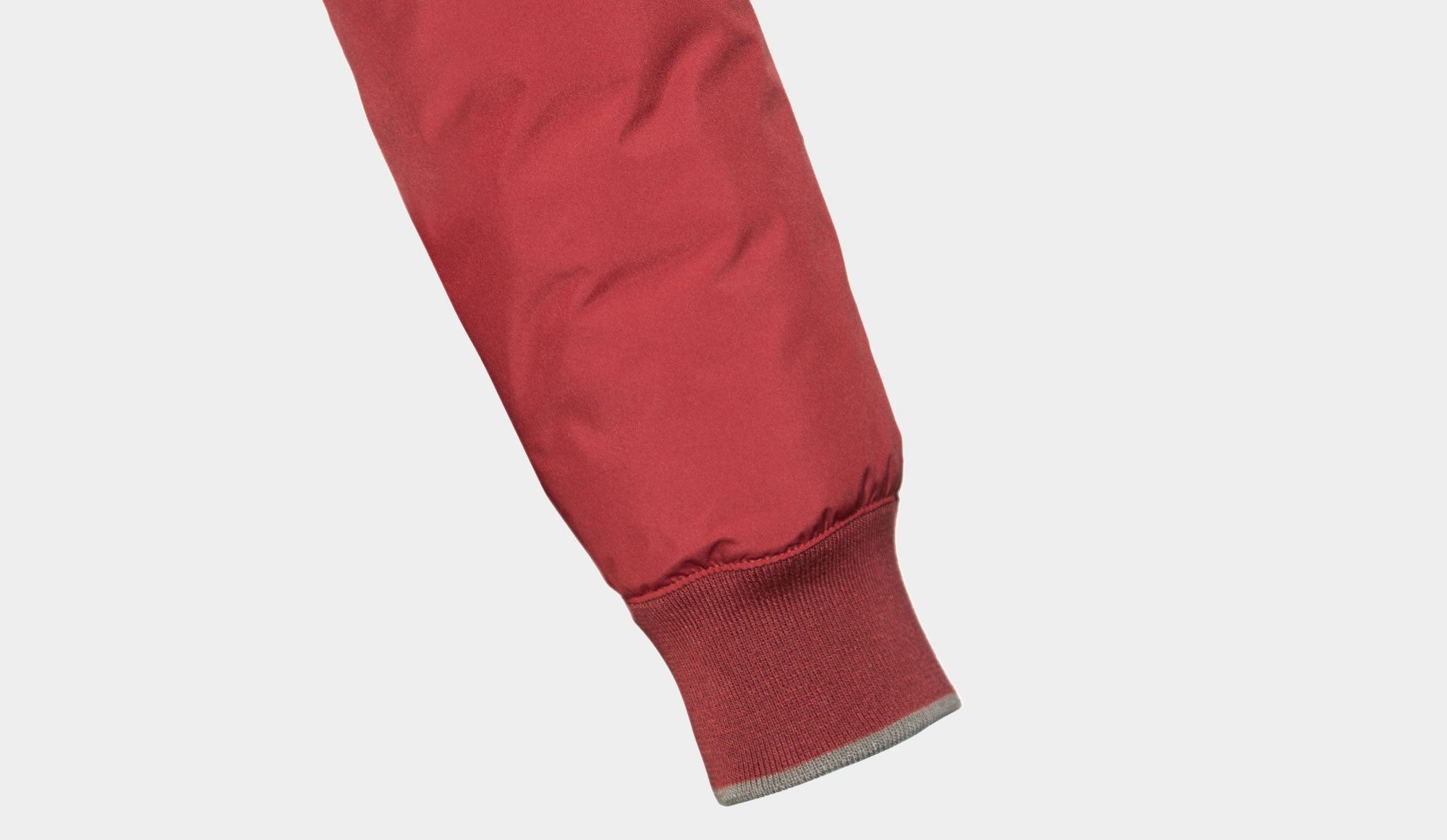 Moorer Oniro hooded padded jacket - Red