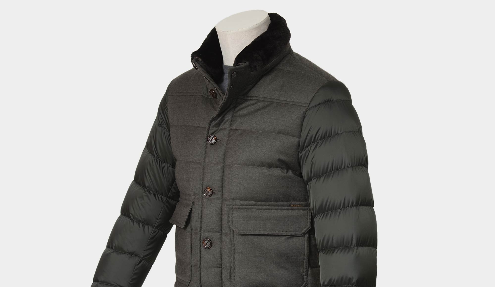 box baffle down jacket