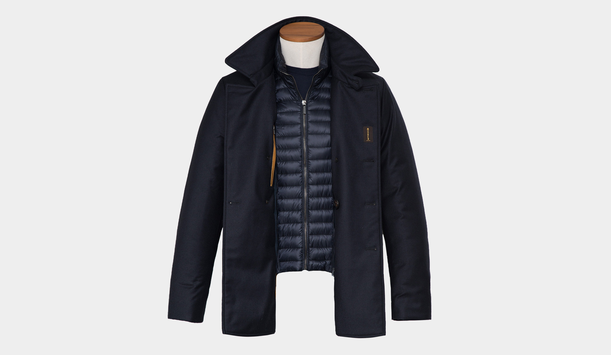 Moorer Coat Emidio Blue