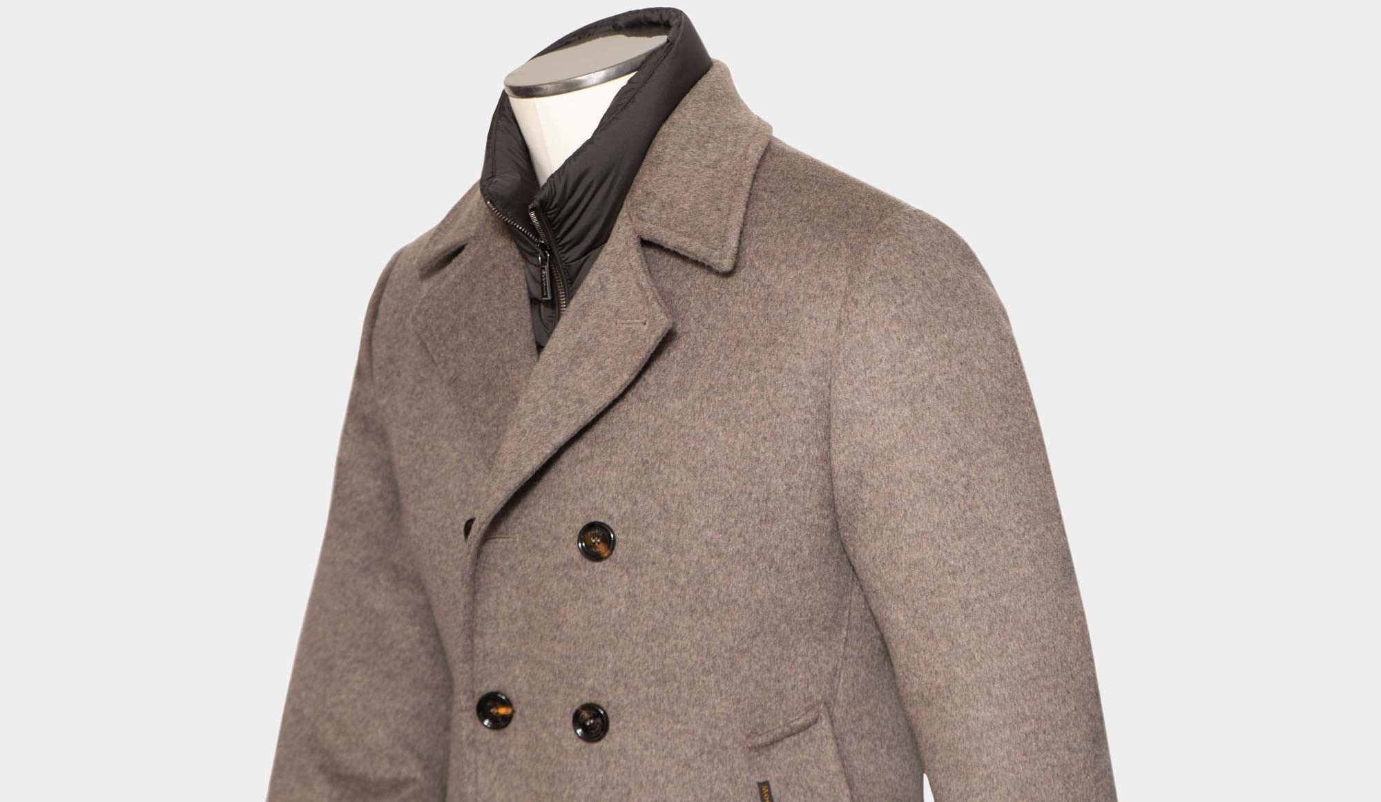 Taupe peacoat clearance