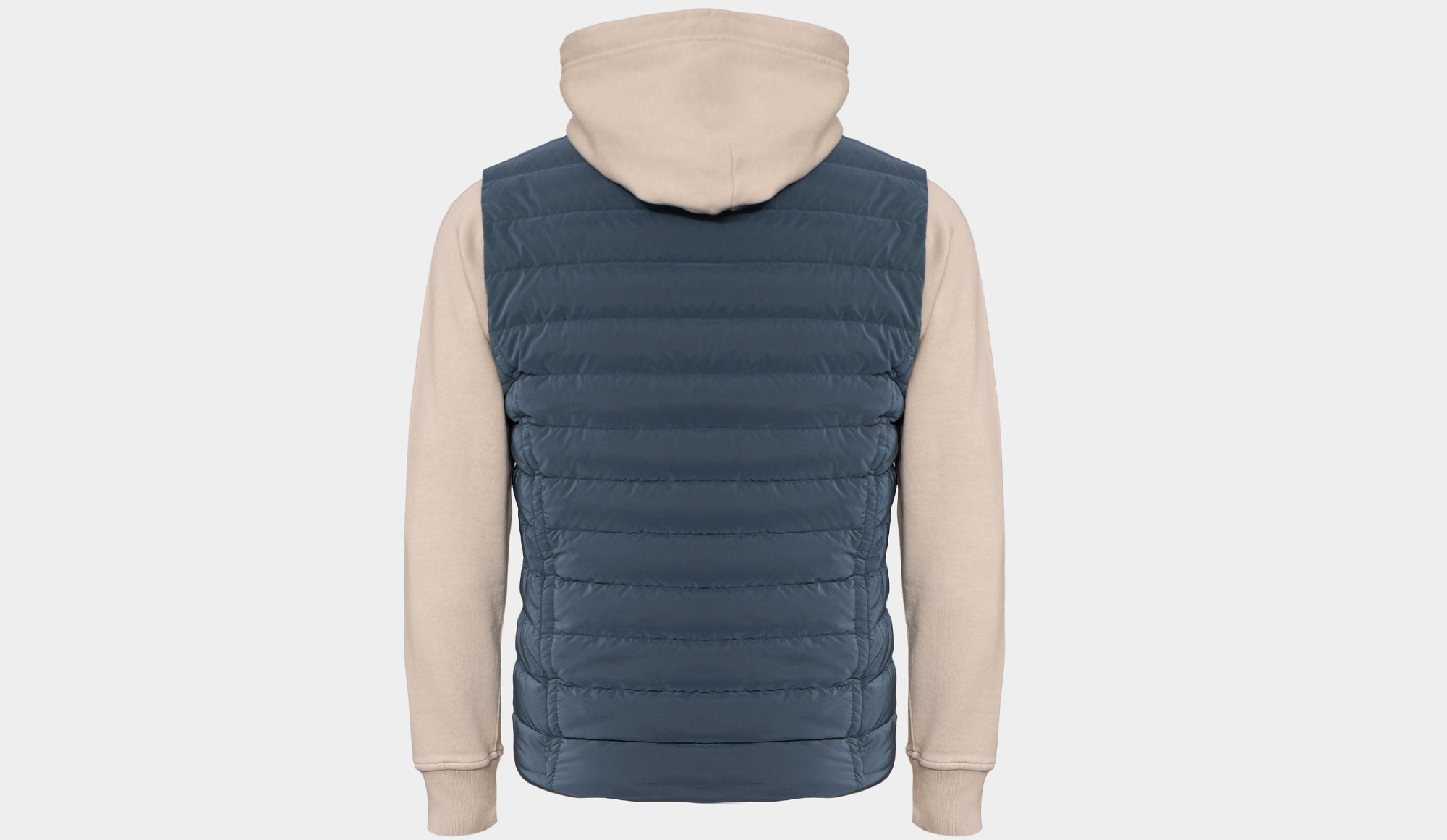 Moorer lightweight hooded jacket - Blue