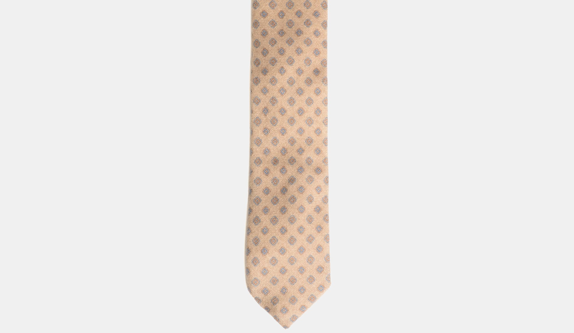 Cravate Pal Zileri – Lin Gris Rayé – 100% Soie – Homme – Neuf Sans étiquette