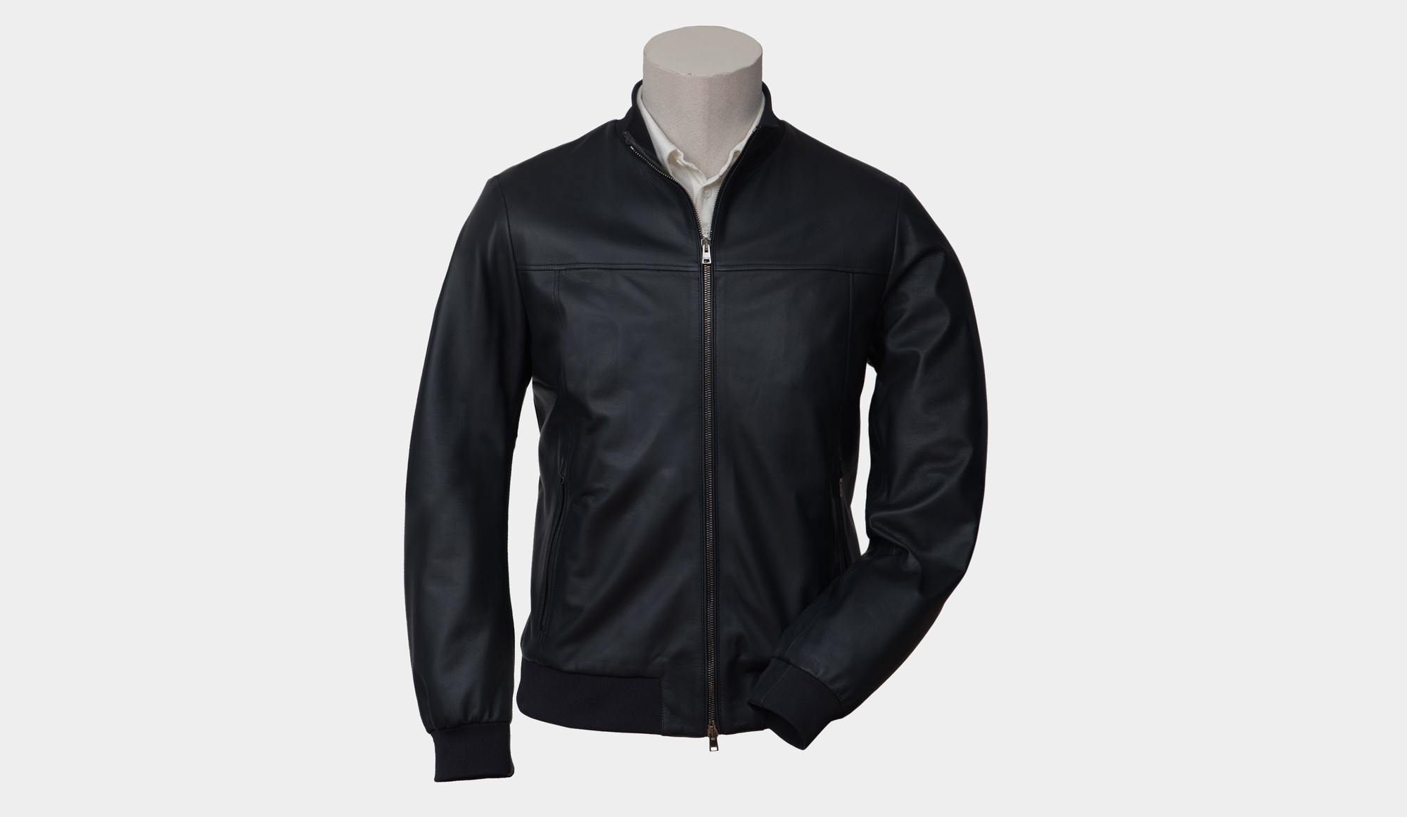 Pal zileri shop leather jacket