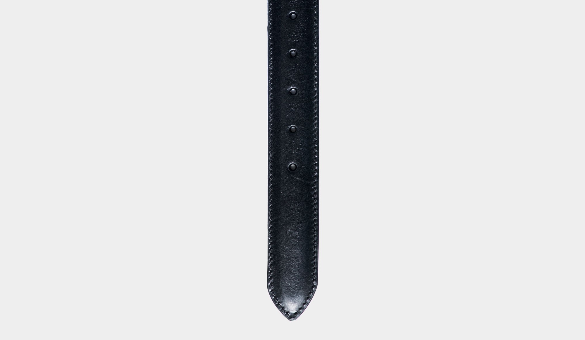 Paolo Vitale Calf Leather Belt Black