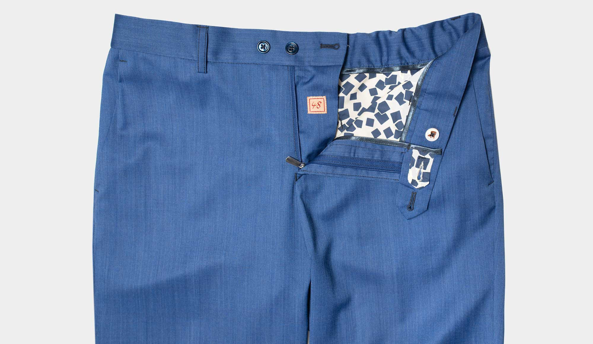Blue Luxury Trouser Bar Hangers Italy KITON Set of 5 Mainetti MARCO PESCAROLO 