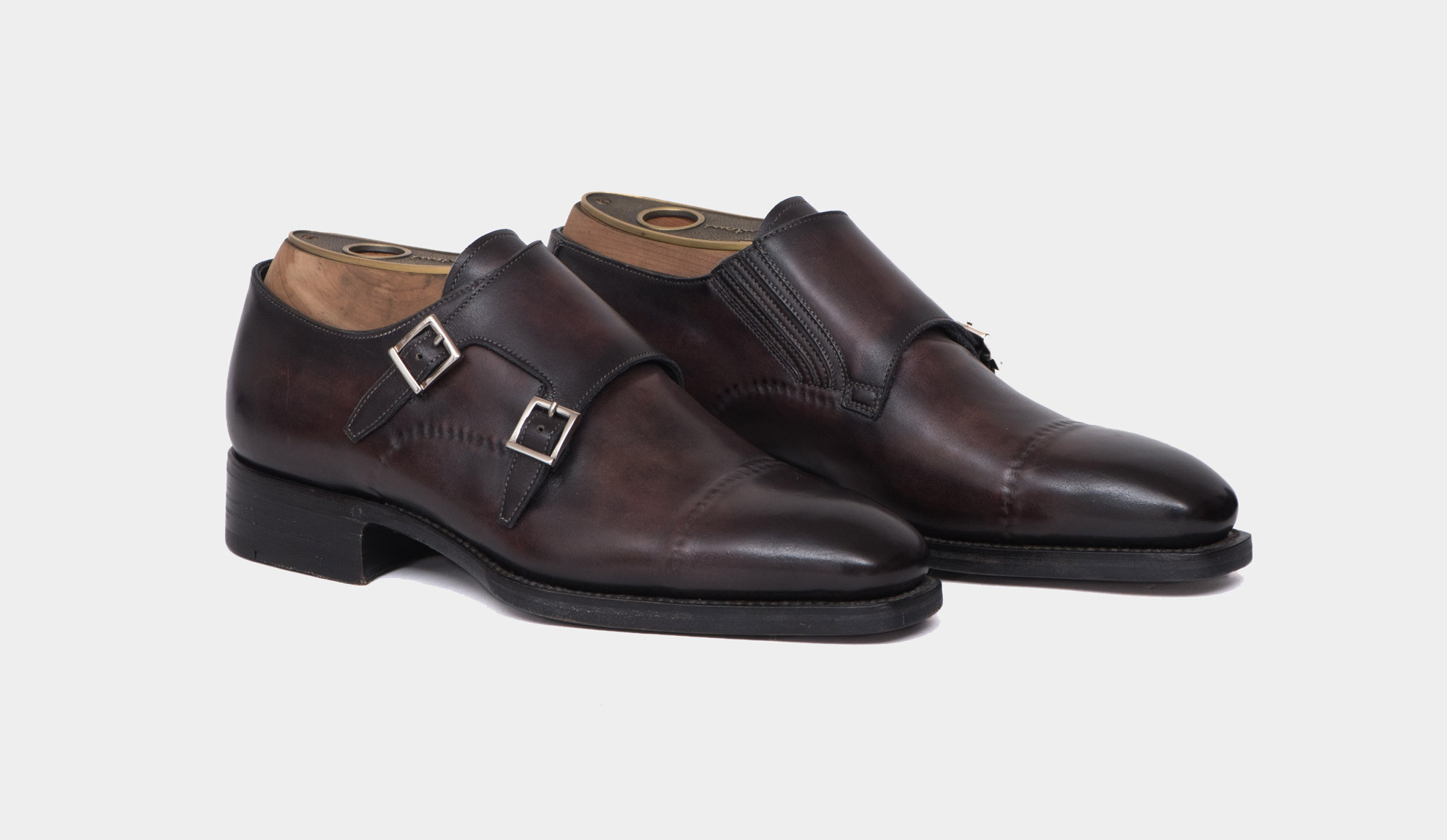 santoni double monk