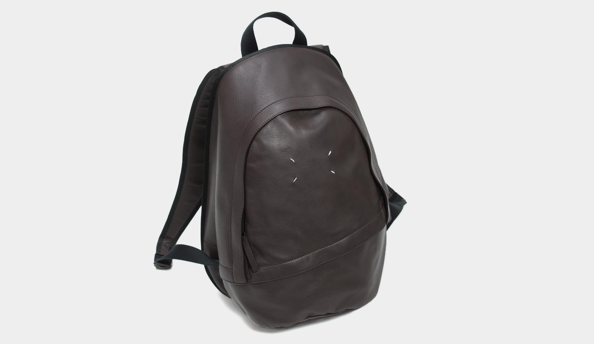 maison margiela leather backpack