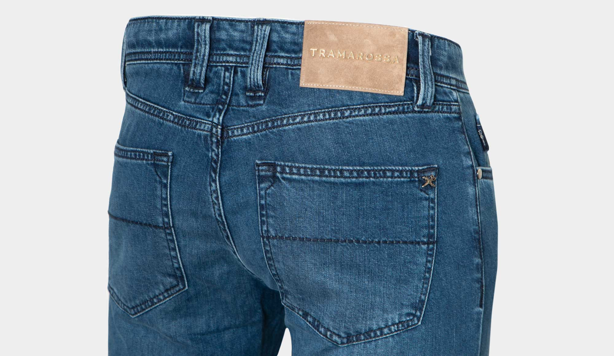 Tramarossa Jeans Leonardo Soft Touch Denim Blue
