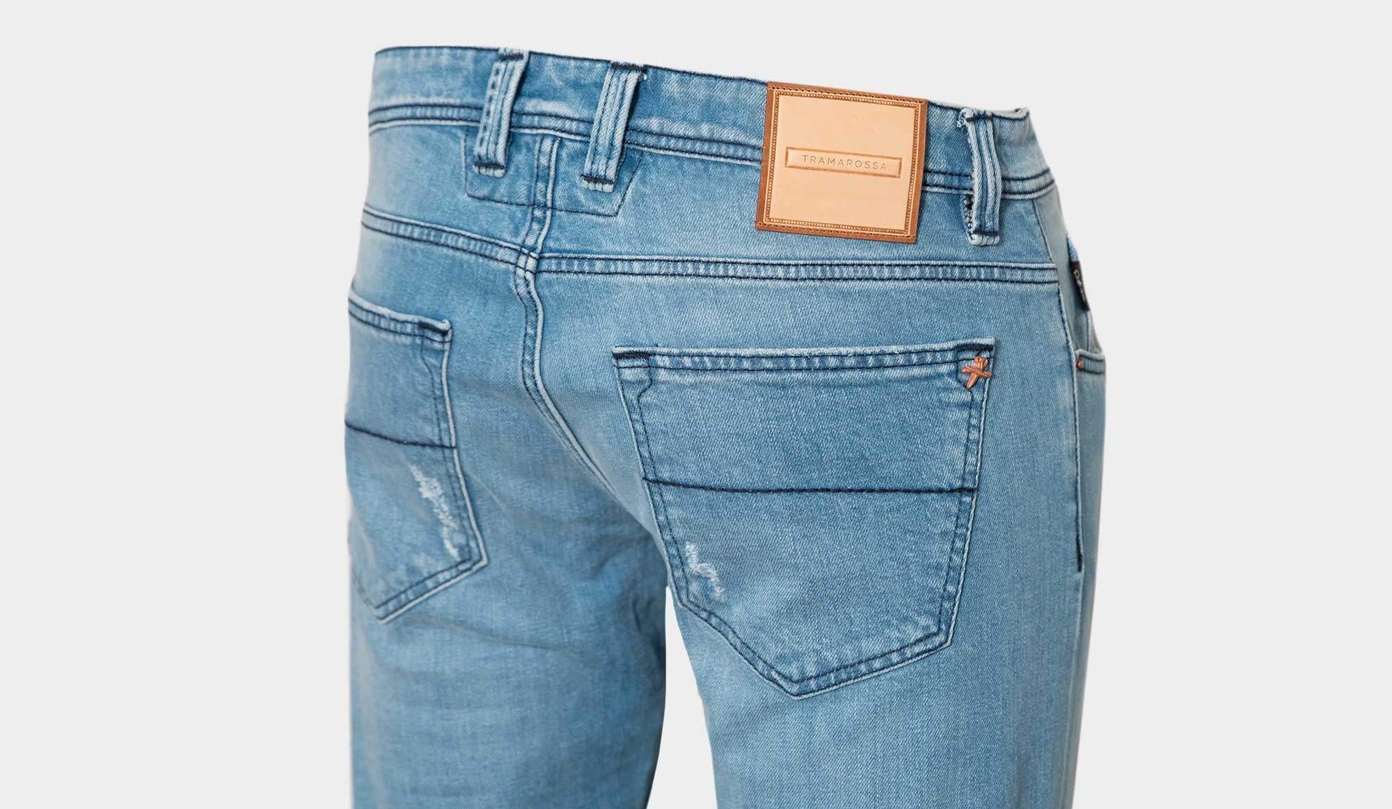 Tramarossa Jeans 1980 Destroyed Light-Blue