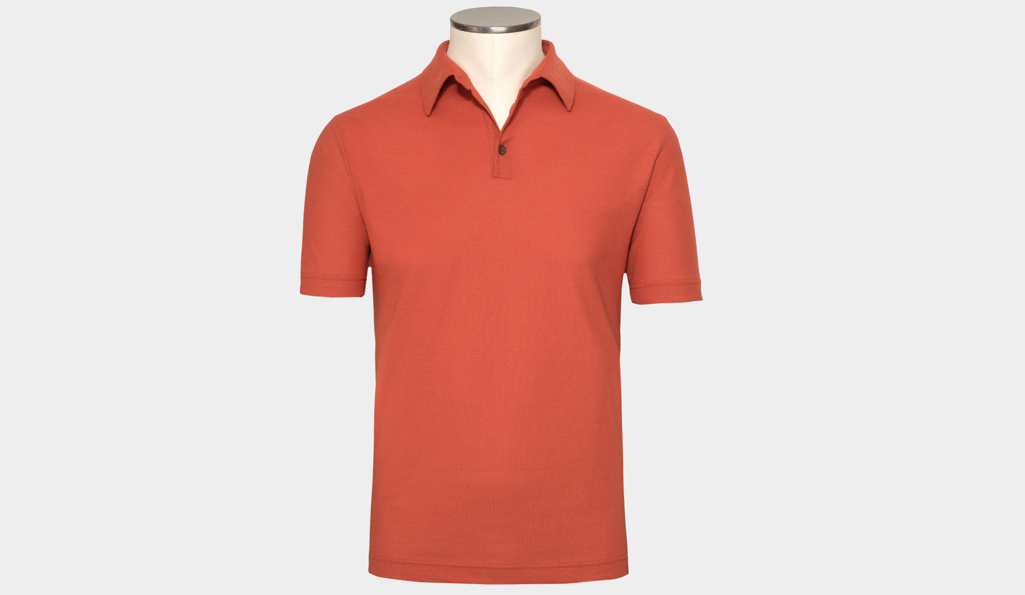 Zanone Polo Ice-Cotton Terracotta