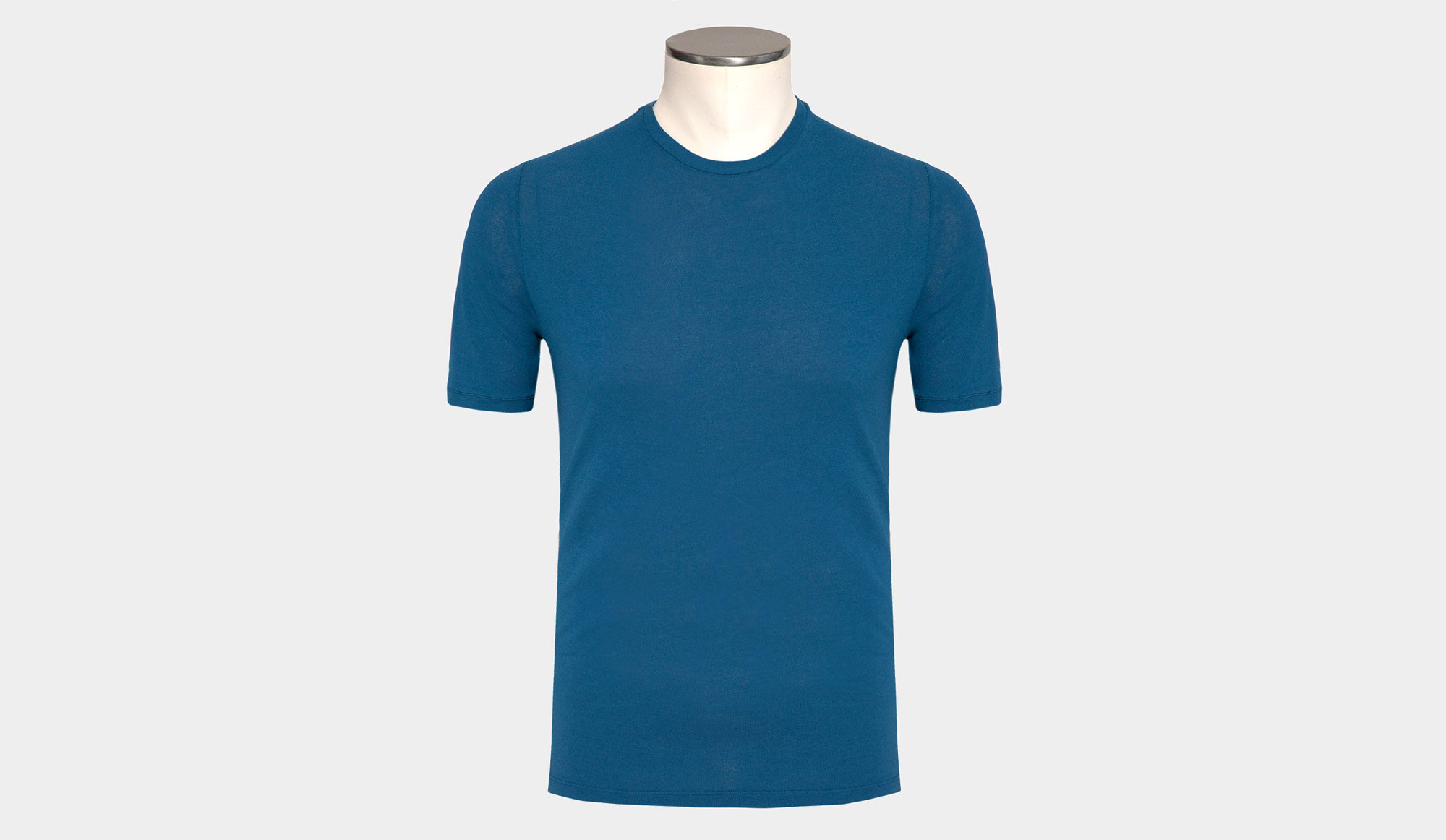 Tシャツ・カットソー ZANONE Icecotton basic t-shirt Blu Zanone - Slim-fit IceCotton T-Shirt - light blue – Slowear