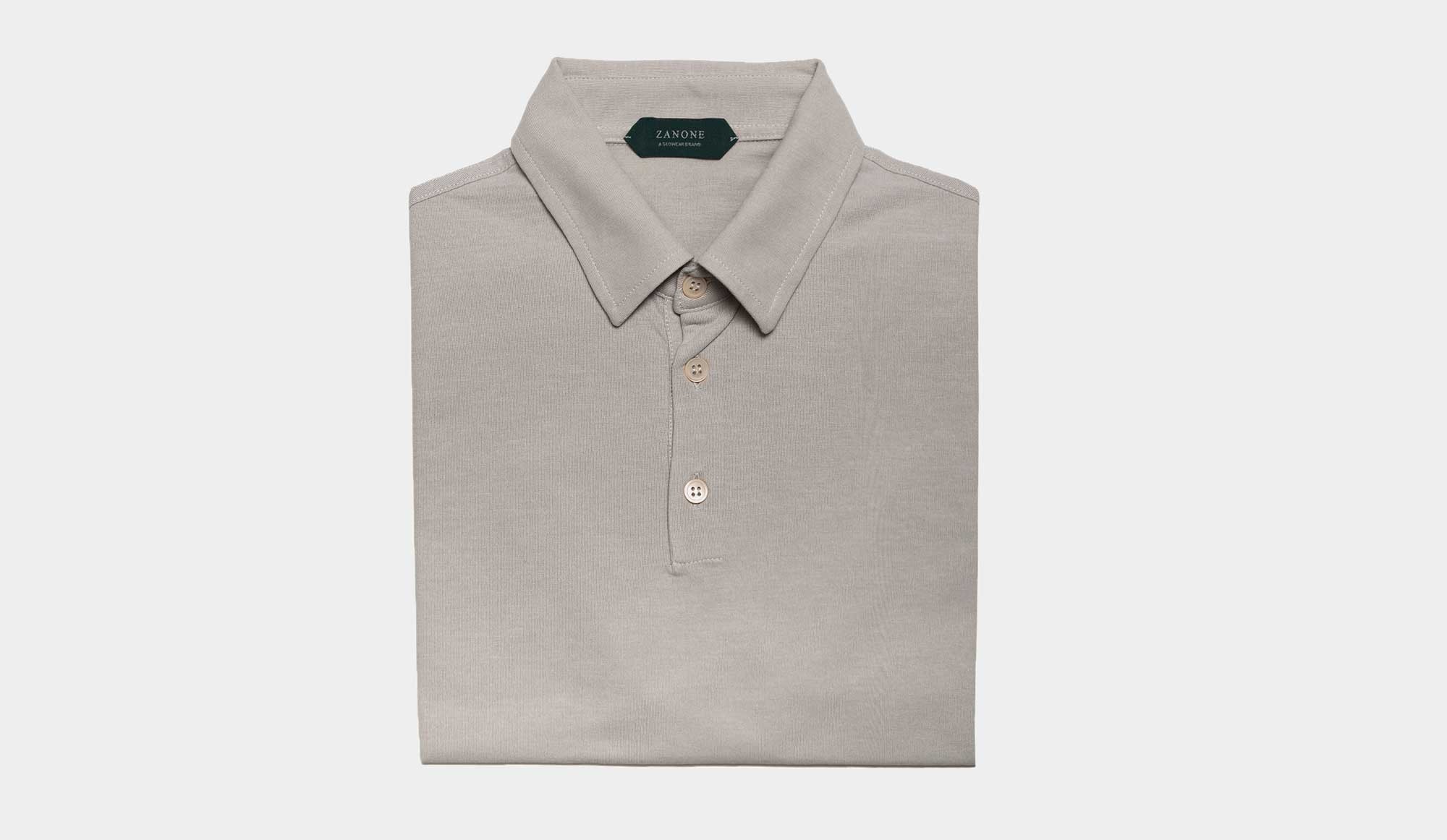 Zanone Ice Cotton Polo Ivory