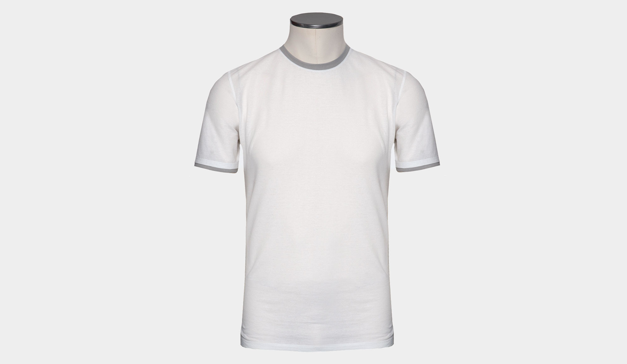 Tシャツ・カットソー ZANONE SS23 ZANONE SHIRT (811978.ZG380 Z0001 WHITE) Zanone - オーガニックアイスコットン・スリムフィットシャツ