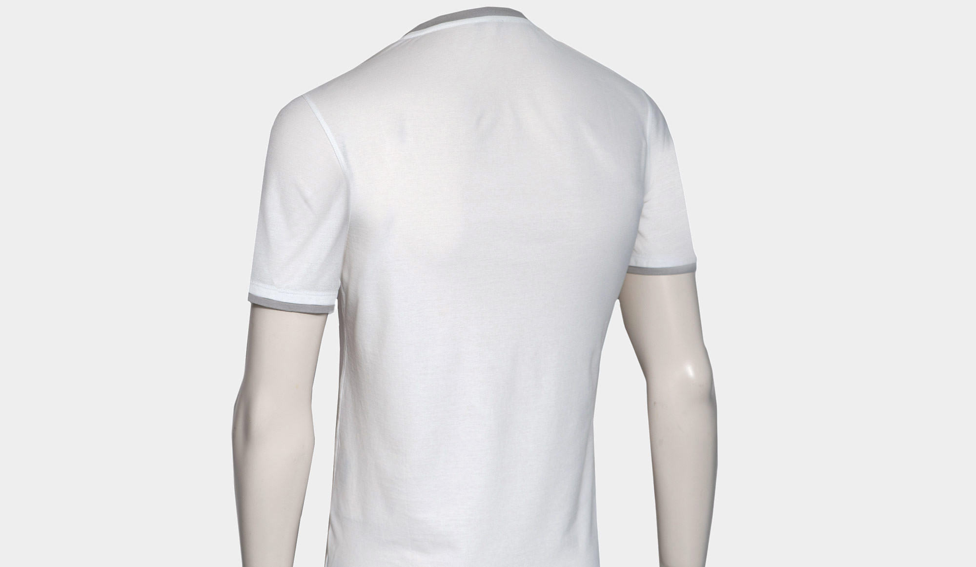 VIP【関税送料無料】希少 ZANONE WHITE COTTON T-SHIRT Zanone Cotton Tee White