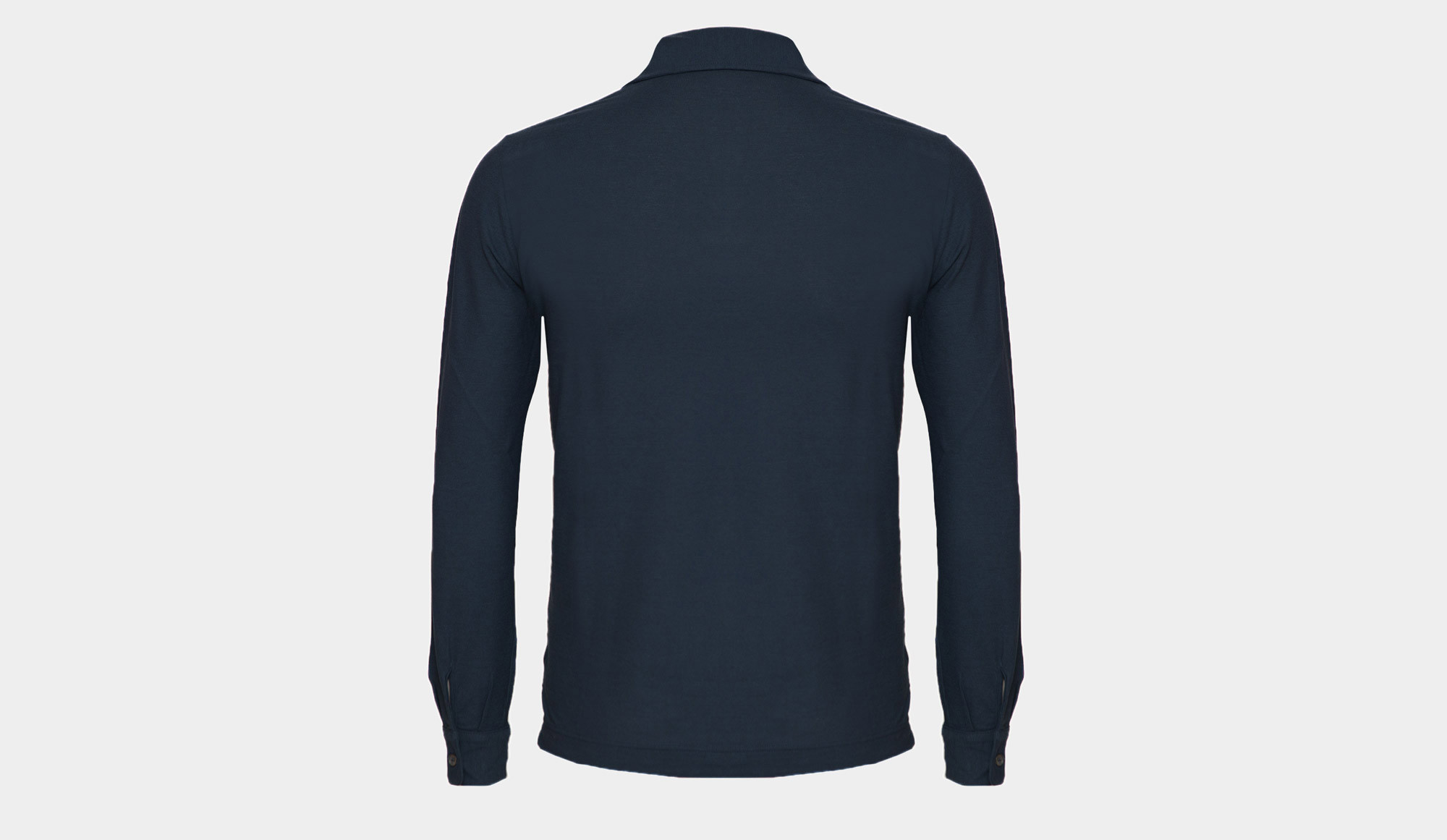Zanone Ice-Cotton Polo Longsleeve Blue