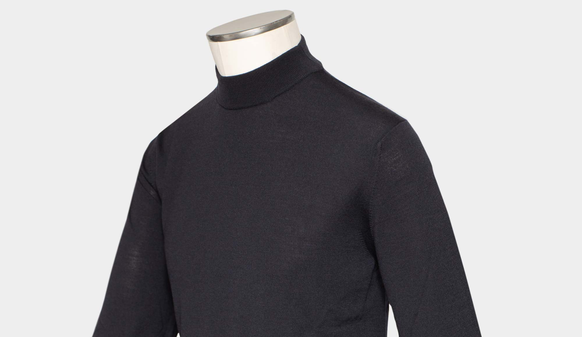 Zanone Turtleneck Flexwool Navy