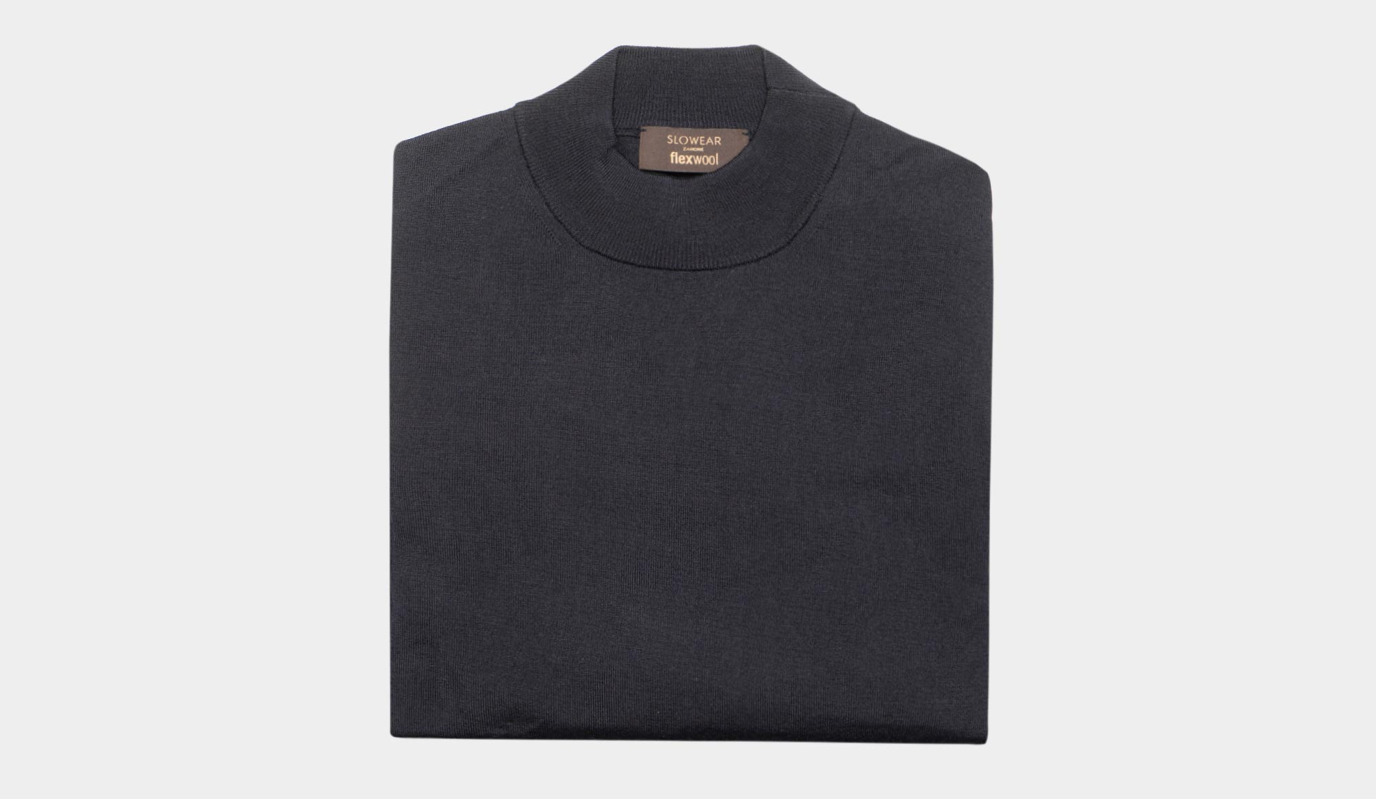 Zanone Turtleneck Flexwool Navy