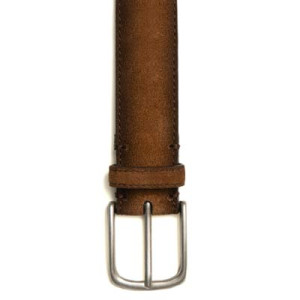 Paolo Vitale Belt Suede Brown