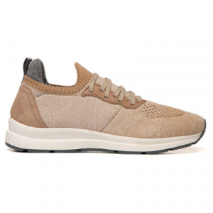 Andrea Ventura Knitted Sneaker 'Dragon' Beige