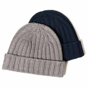 Aspesi Virgin Wool Beanie Blue