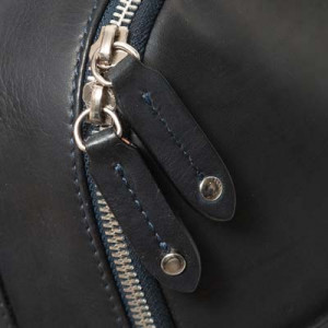 Barba Napoli Leather Backpack Blue