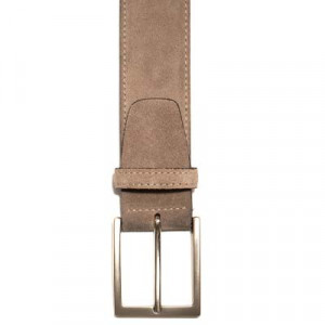 Andrea d'Amico Suede Belt Taupe