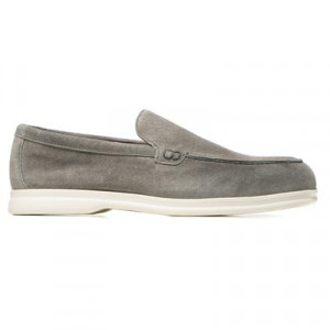 Doucals Loafer Suede Light Grey