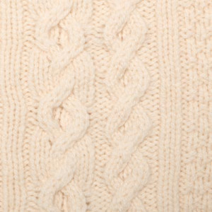 Drumohr Roll Neck Geelong Aran Off-White