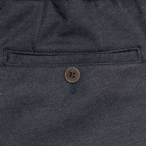 Germano Trousers Technical Twill Grey-Blue