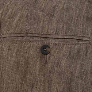 Germano Trousers Linen Brown