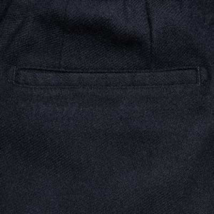 Germano Trouser Drawstring Wool-Cashmere Navy