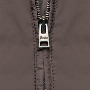 Herno Zip-up Technical Gilet Brown