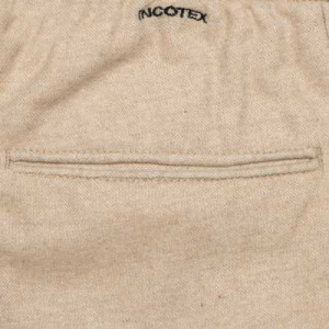 Incotex Trousers Drawstring Wool Beige