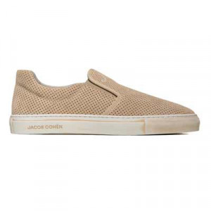 Jacob Cohen Suede Slip-Ons Beige