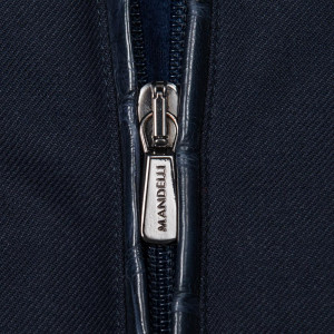 Mandelli Bomber Blue Croco