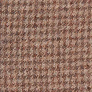 Mazzarelli Shirt Flannel Pied de Poule Brown
