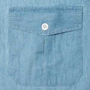 Mazzarelli Overshirt Denim Light-Blue