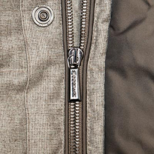 Moorer Down-coat Benso-FF Taupe