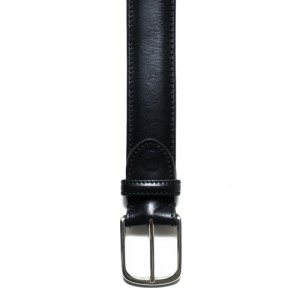 Paolo Vitale Calf Leather Belt Black