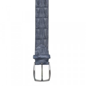 Paolo Vitale Horn Back Belt Grey-Blue