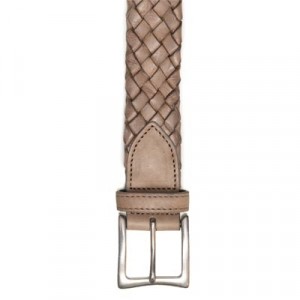 Andrea d'Amico Braided Calf Leather Taupe