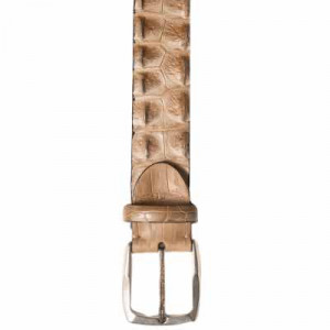 Paolo Vitale Horn Back Belt Taupe