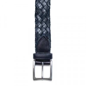 Andrea d'Amico Braided  Calf Leather Blue